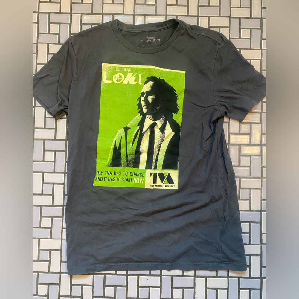 Loki Graphic T-Shirt - Black and Green